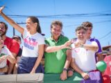 Eduardo da Fonte e Raquel fazem giro por três cidades do Litoral Norte