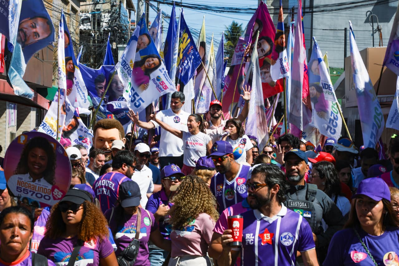 Campanha de Raquel Lyra ganha força no Recife