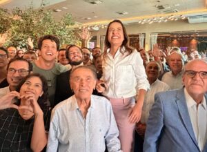 “Tiramos toneladas das costas”, diz Raquel Lyra em almoço com prefeitos e deputados
